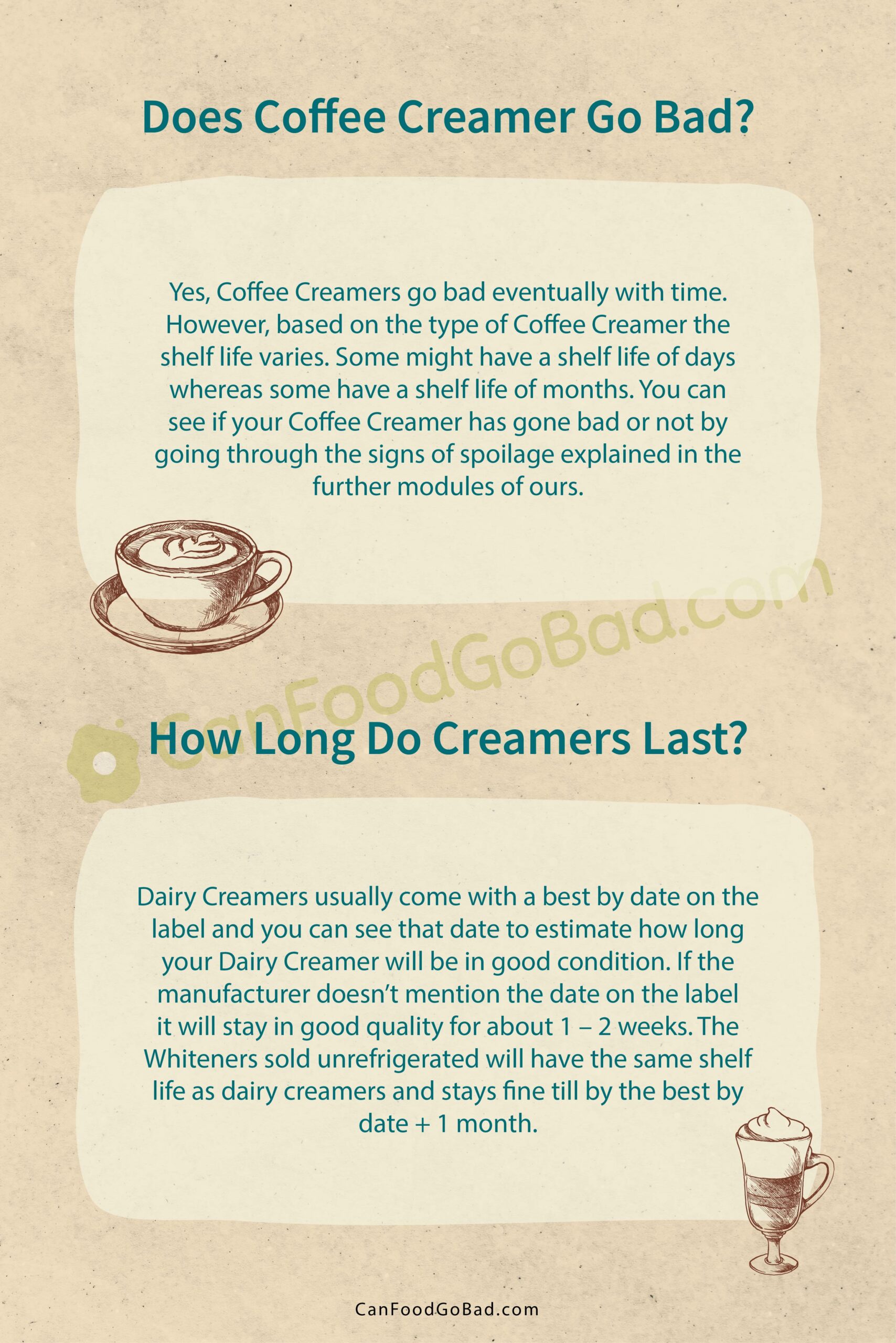 Coffee Creamer Shelf Life – Does Coffee Creamer Go Bad?