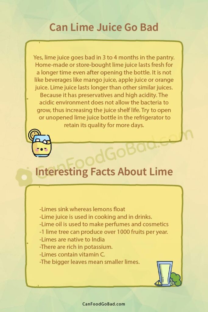 Can Lime Juice Go Bad? Yes Yes It Do Go Bad A Guide To Explore Lime