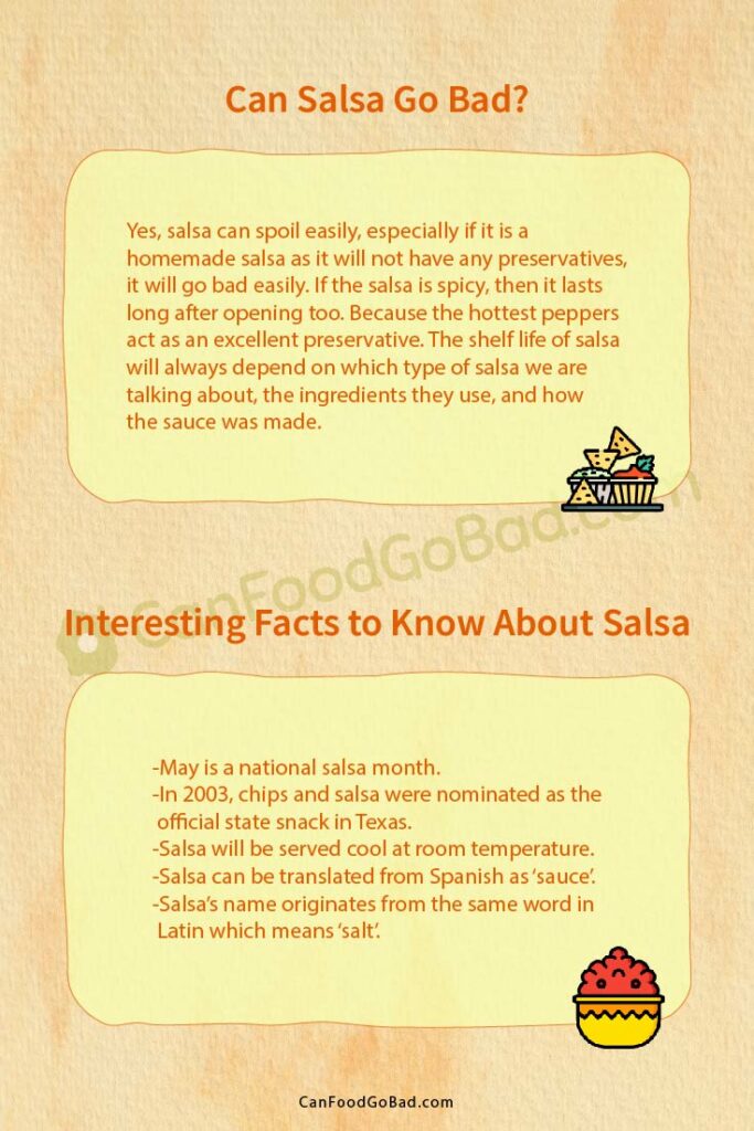 Can Salsa Go Bad? When Salsa Goes Bad? Can food go bad Can Food