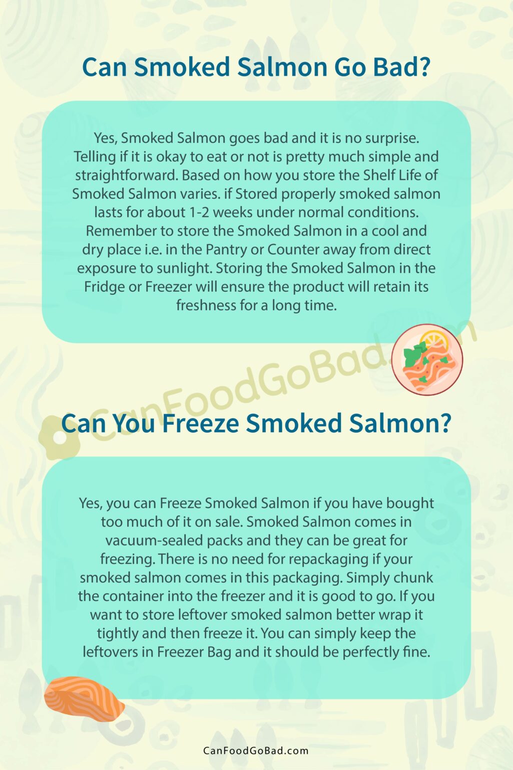 A Complete Guide To Know Can Smoked Salmon Go Bad or Not Can Food Go Bad