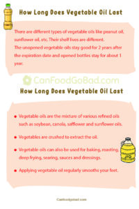 Can Vegetable Oil Go Bad Make You Sick?: Storage Precautions – Can Food