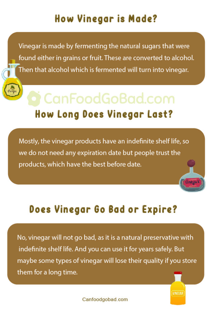 Can Vinegar Go Bad ? How Long Does Vinegar Last Can Food Go Bad