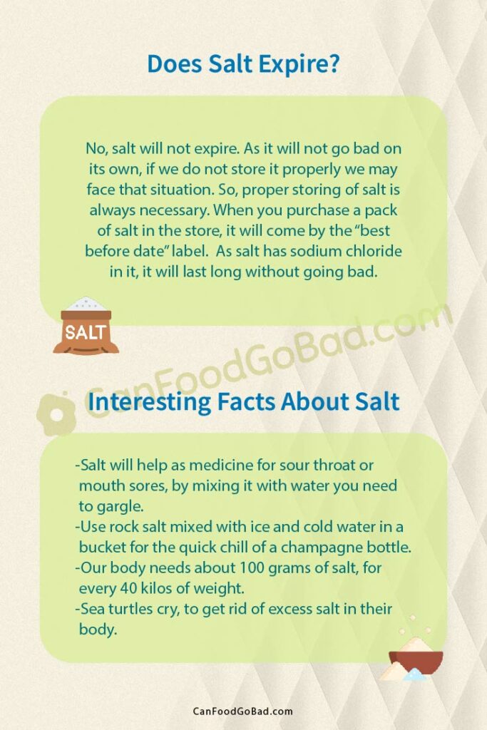 Does Salt Expire or Go Bad? Shelf Life, Storage Tips and Signs that