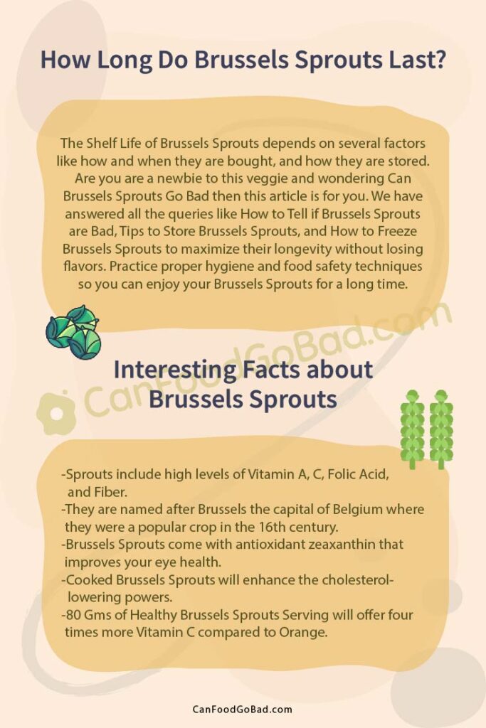 How Long Do Brussels Sprouts Last Can Food Go Bad