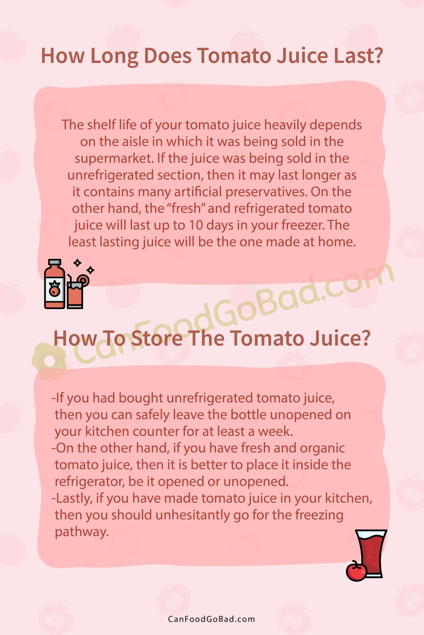 How Long Does Tomato Juice Last? All About Shelf Life And Expiry