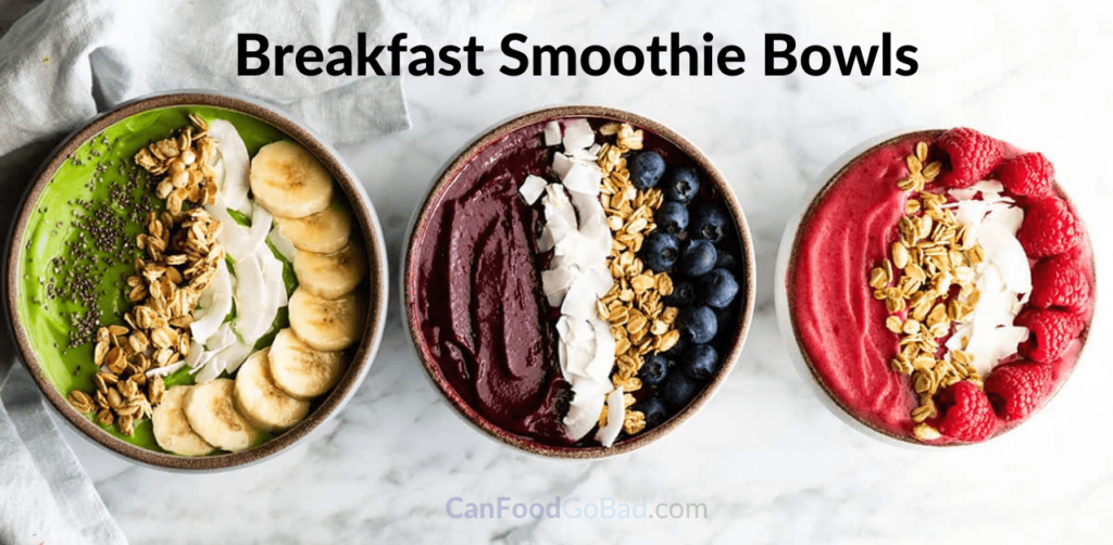 10 Easy and Delicious Breakfast Smoothie Bowls To Make At Home